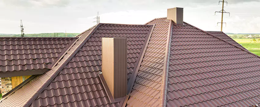 Residential Chimney Flashing Restoration in Selden, NY
