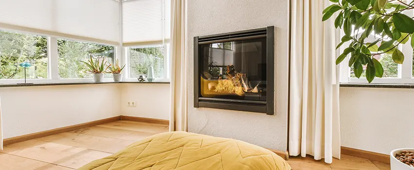 Residential Fireplace Ceramic Glass Installation in Selden, NY