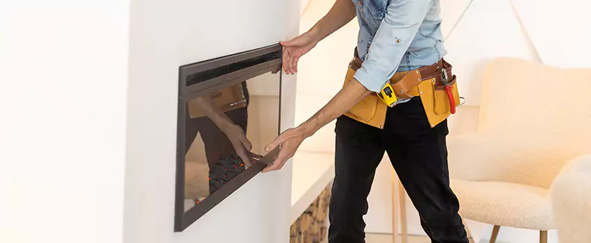 Metal Fireplace Installation in Selden, New York