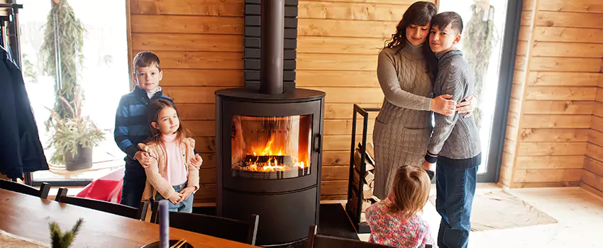 Morso Cast Iron Fireplace Insert Installation in Selden, New York