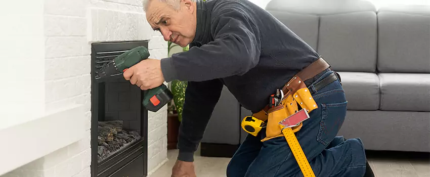 New Indoor Fireplace Installation in Selden, New York