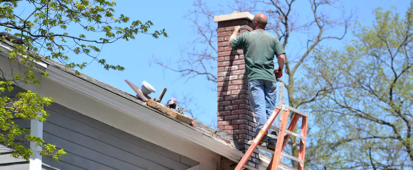 Vinyl and PVC Chimney Flashing Installation in Selden, NY