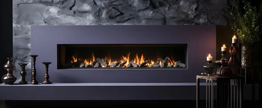 Ember Bed for Ventless Gas Fireplace in Selden, NY